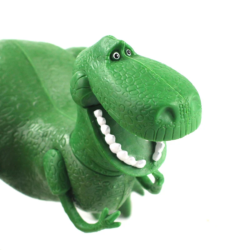 disney toy story 4 rex the green dinosaur 22cm pvc action figures mini model dolls legs are movable toys for childrens gift free global shipping