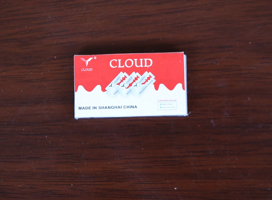 100 шт./лот оптовая продажа специальные лезвия для бритвы Cloud Cut/острые волос со