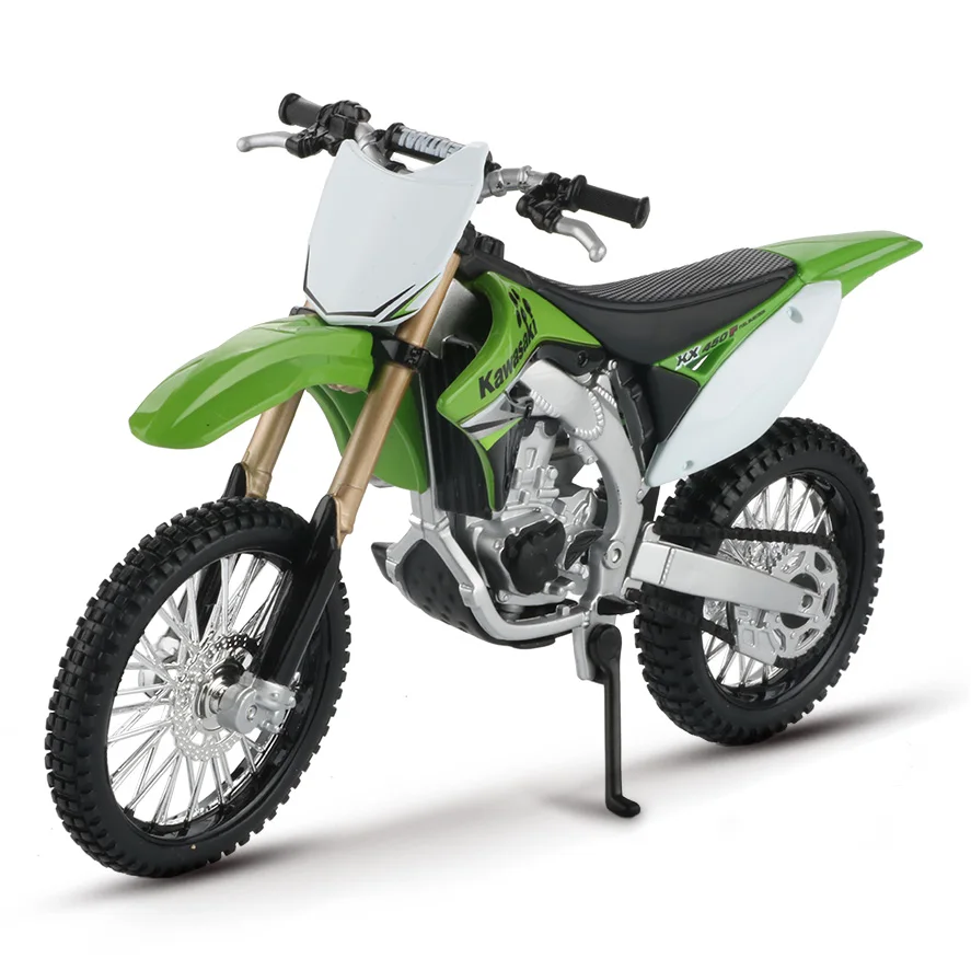 Maisto 1:12 модель мотоцикла из сплава игрушка для мотокросса FE 501 гоночный Спорт Dirt Bike Модели Мотоциклов гоночные машинки игрушки для детей - Цвет: KX 450F