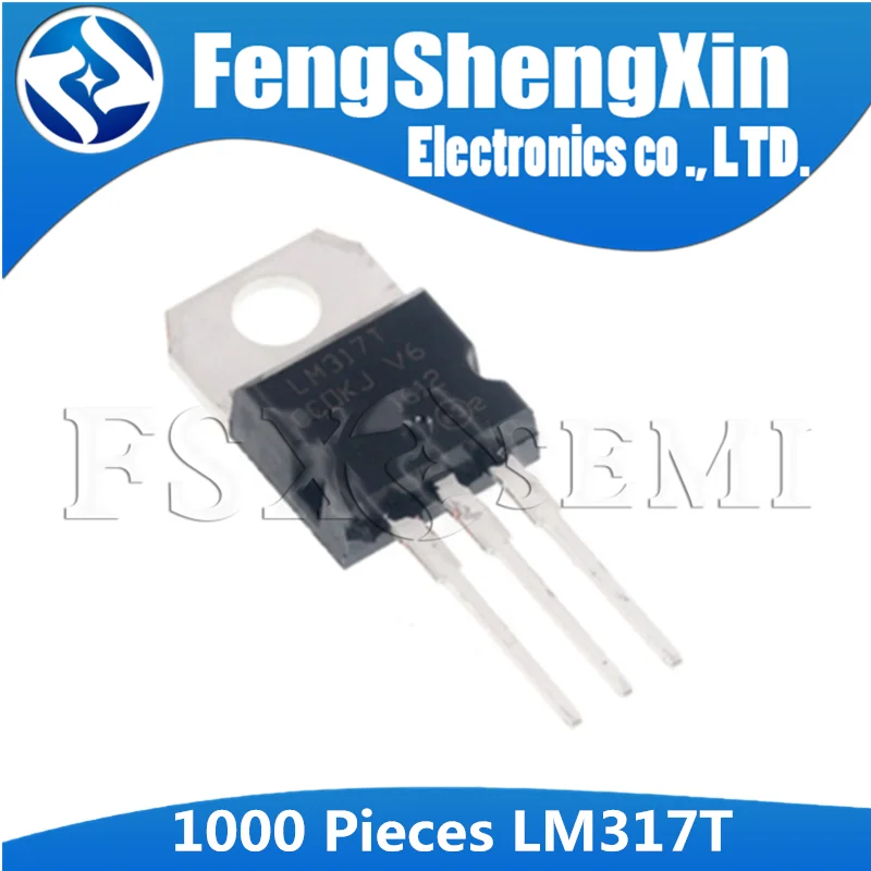 

Регулируемый Трехконтактный регулятор LM317T LM317T TO-220 1000ocs/lot