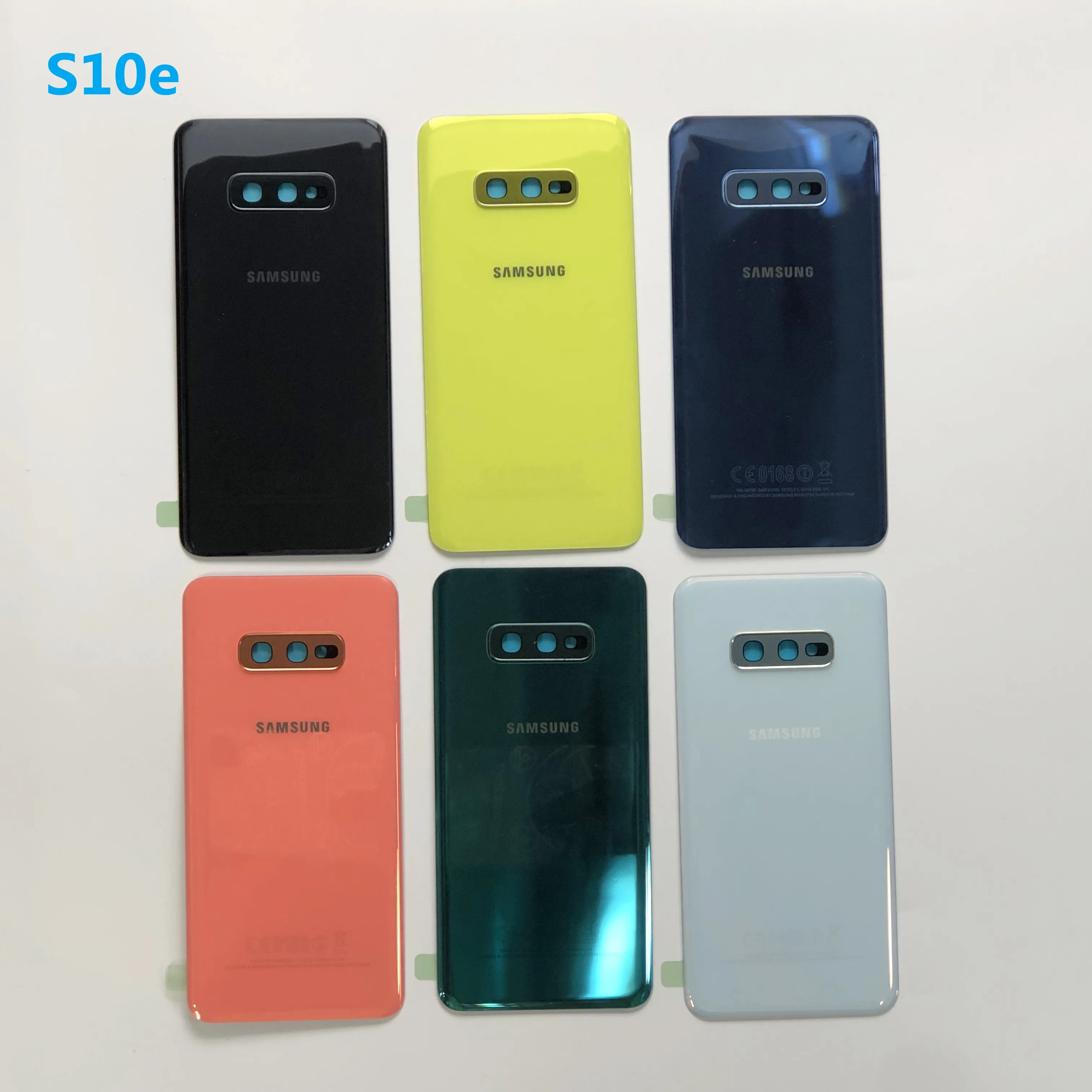 Сменное стекло для Samsung Galaxy S10 G973F + G975F S10E G970 чехол аккумулятора Корпус задней