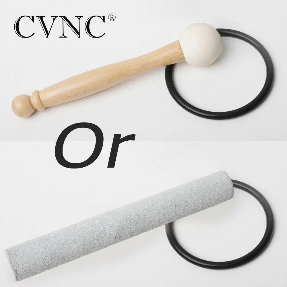 Чакра для пупка из матового кварцевого кристалла 9 дюймов CVNC 440 Гц|Колокольчики и