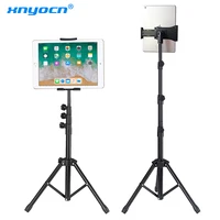 tripod floor stand for ipad pro 12 9 air 2 3 4 20 to 50 inch adjustable tablet mount for iphone 12 mini pro promax mobile phone