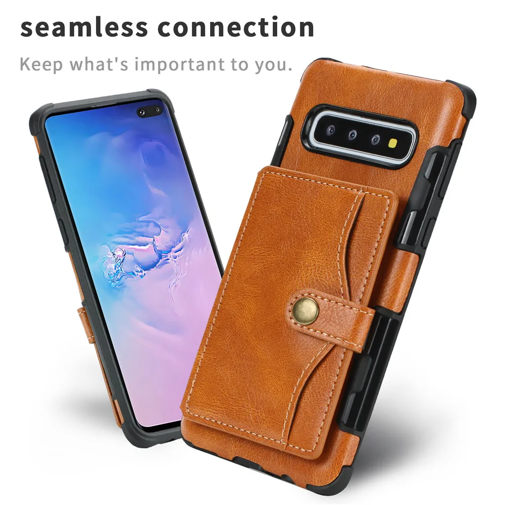 

Чехол-бумажник для телефона Samsung Galaxy S10, чехол с отделением для карт S10 Plus, чехол для Samsung S10 + чехол для S10 Plus, чехол
