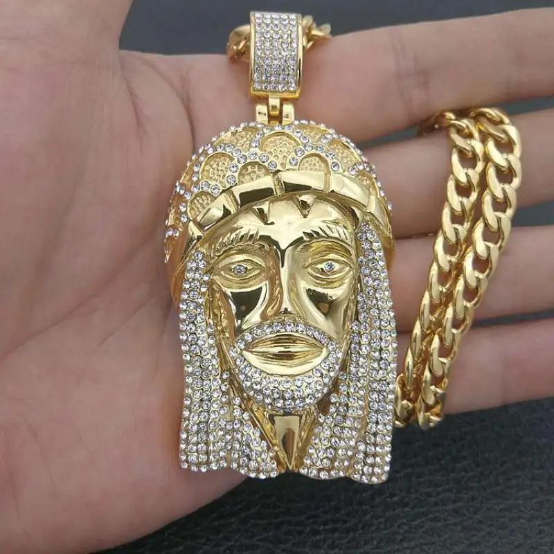 

Fashion Creative Men's Necklace Jesus Christ Pendant Religious Jewelry Anniversary Gift for Men Accessories