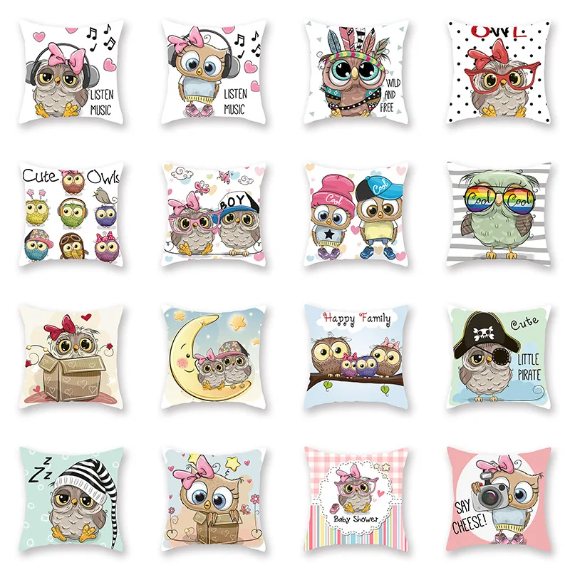 Мультяшная Милая наволочка Повседневная Гостиная Спальня универсальный чехол