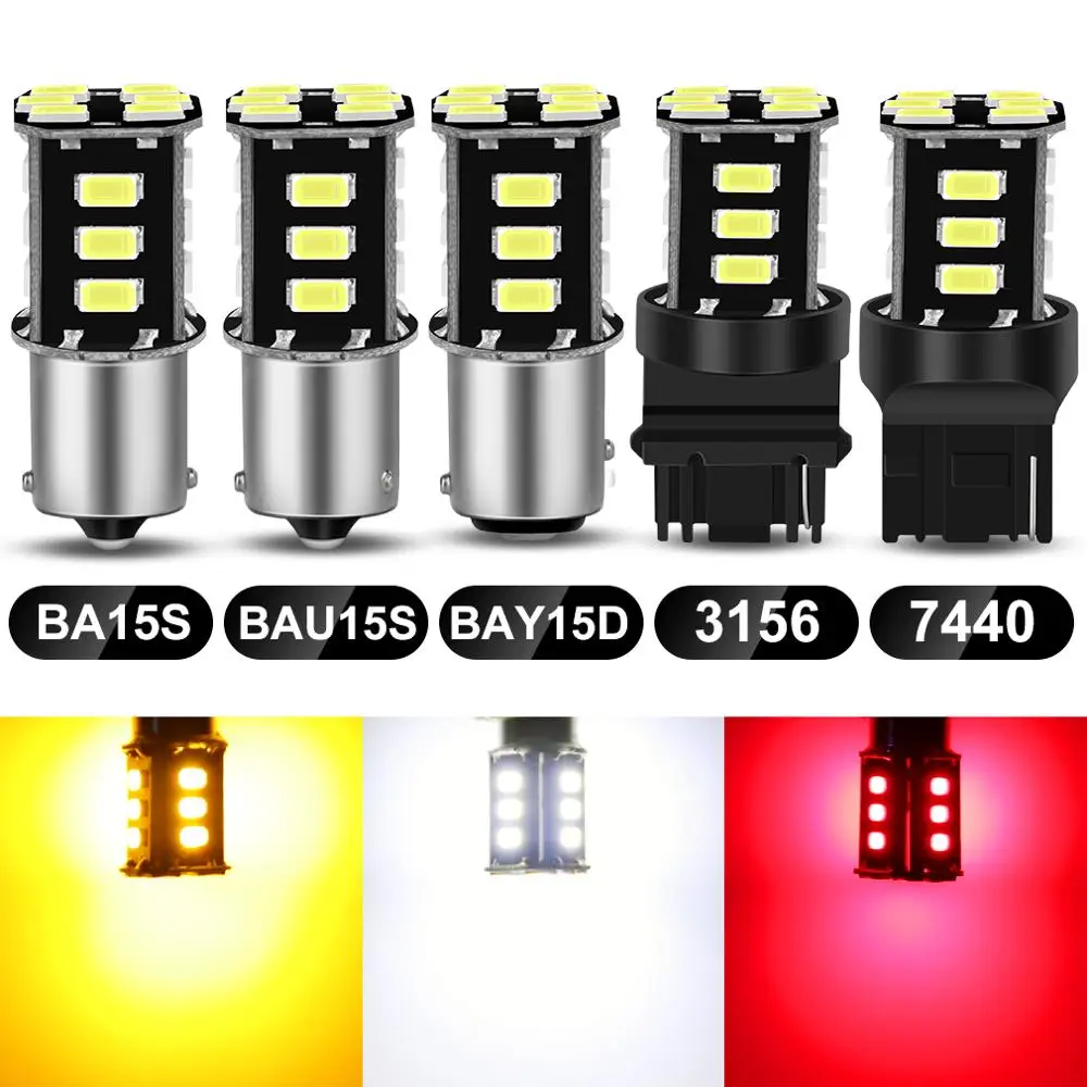

1pcs 1156 1157 P21W BA15S BAU15S PY21W BAY15D P21/5W Led Signal Light T20 7440 W21W 7443 W21/5W T25 3156 3157 Car Reverse Lamp