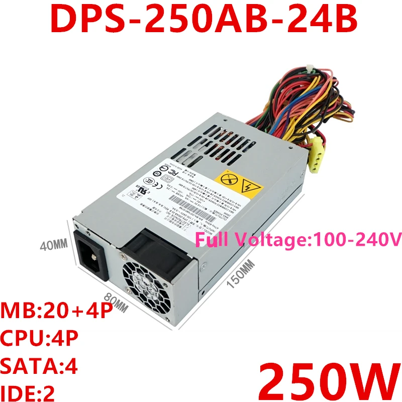 Новый оригинальный блок питания для Delta FLEX NAS HTPC маленького размера 1U 250 Вт