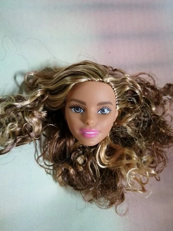

1/6 27cm doll barbi head gift for girl collection toy with hair baby head make-up many choices are constantly update