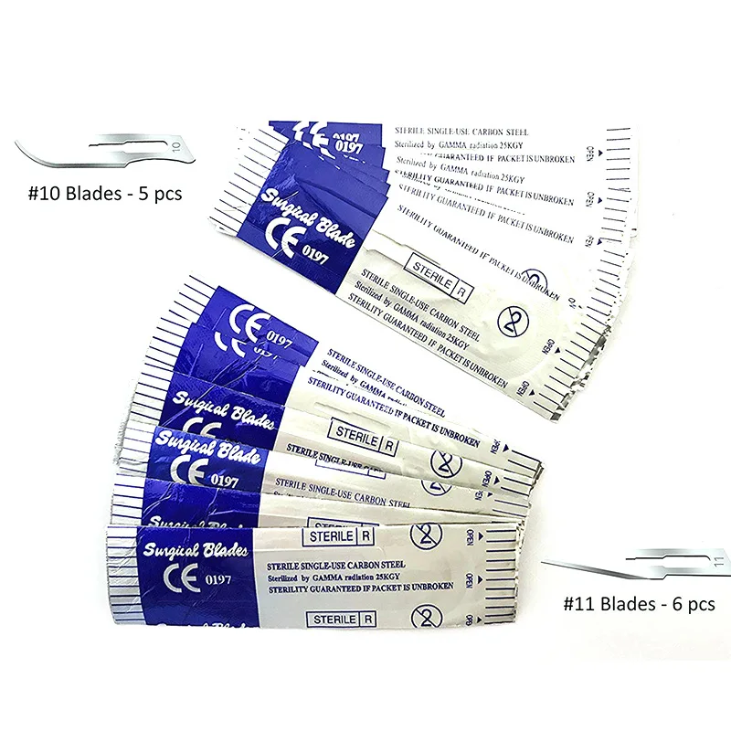 Wondcon 22 шт. инструмент для скальпеля из нержавеющей стали ножницы разборки