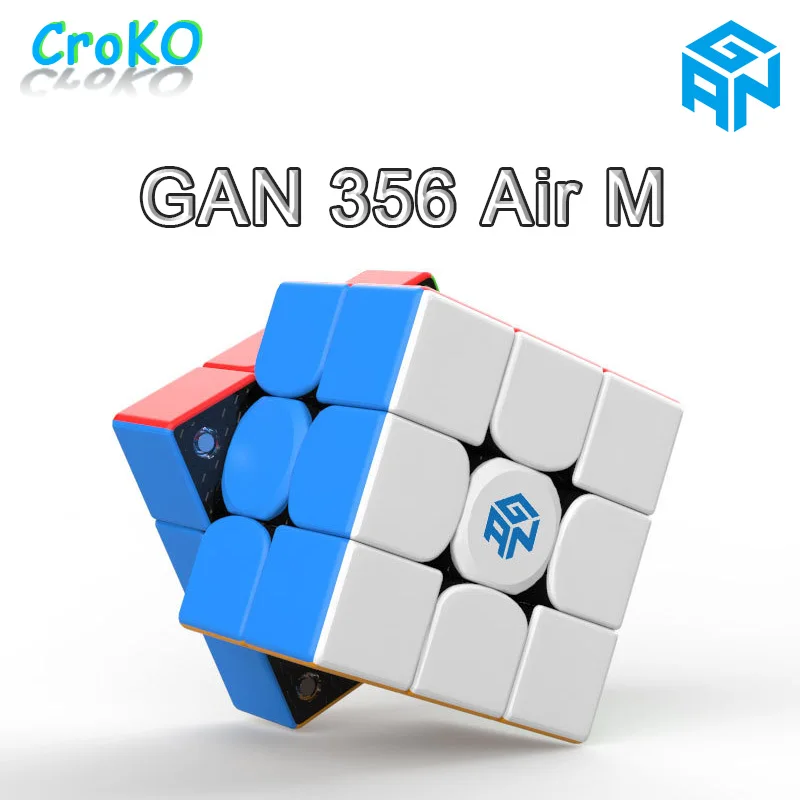 

GAN 356 Air M 3x3x3 Магнитный магический куб GANS скоростной куб профессиональные Магнитные Головоломки кубики GAN356AirM игрушки для детей