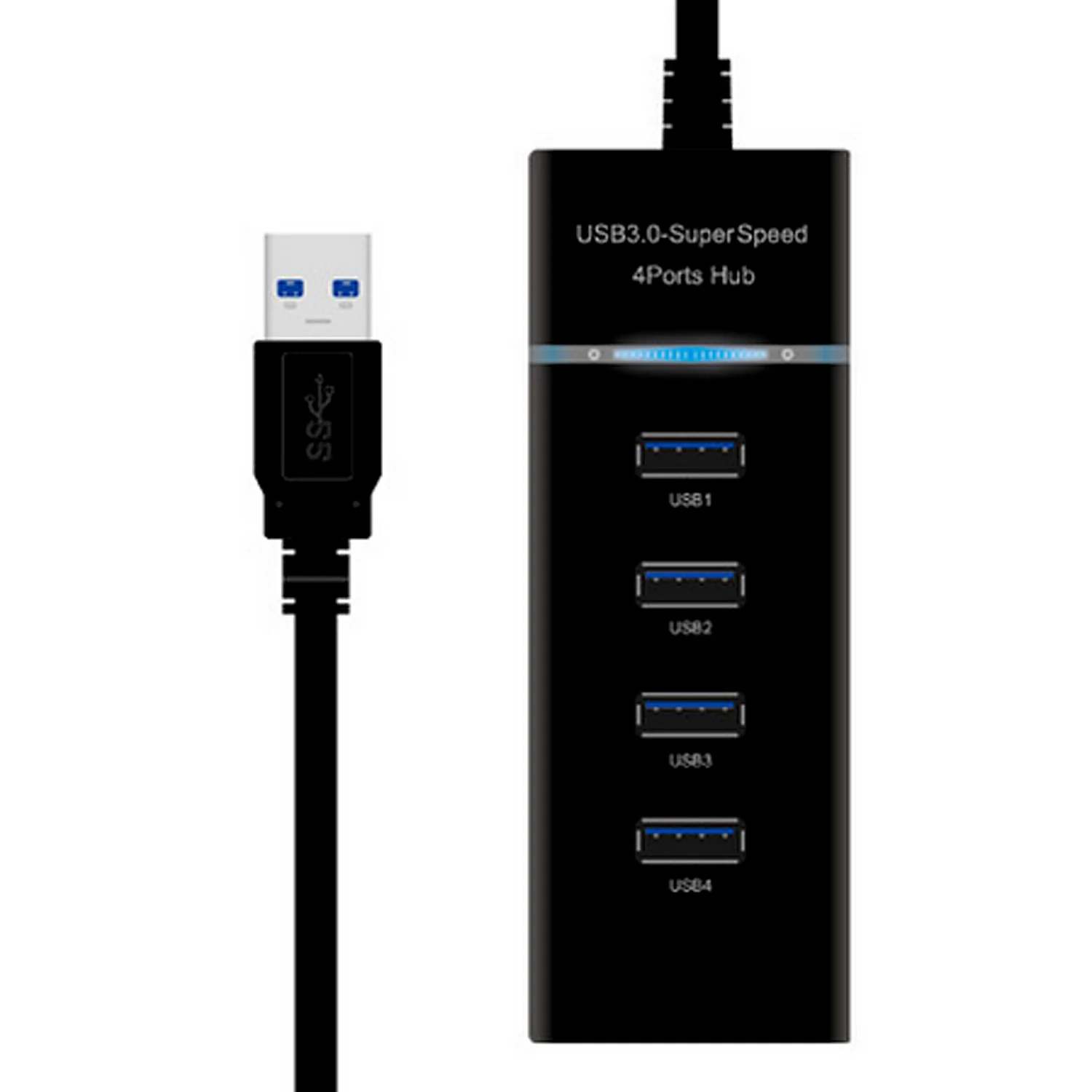 Bevigac Universal USB Hub 4 Port 3.0 High Speed Extender Adapter for Sony PS4 3 Slim Pro PS3 Xbox One S Gaming Console PC | Электроника