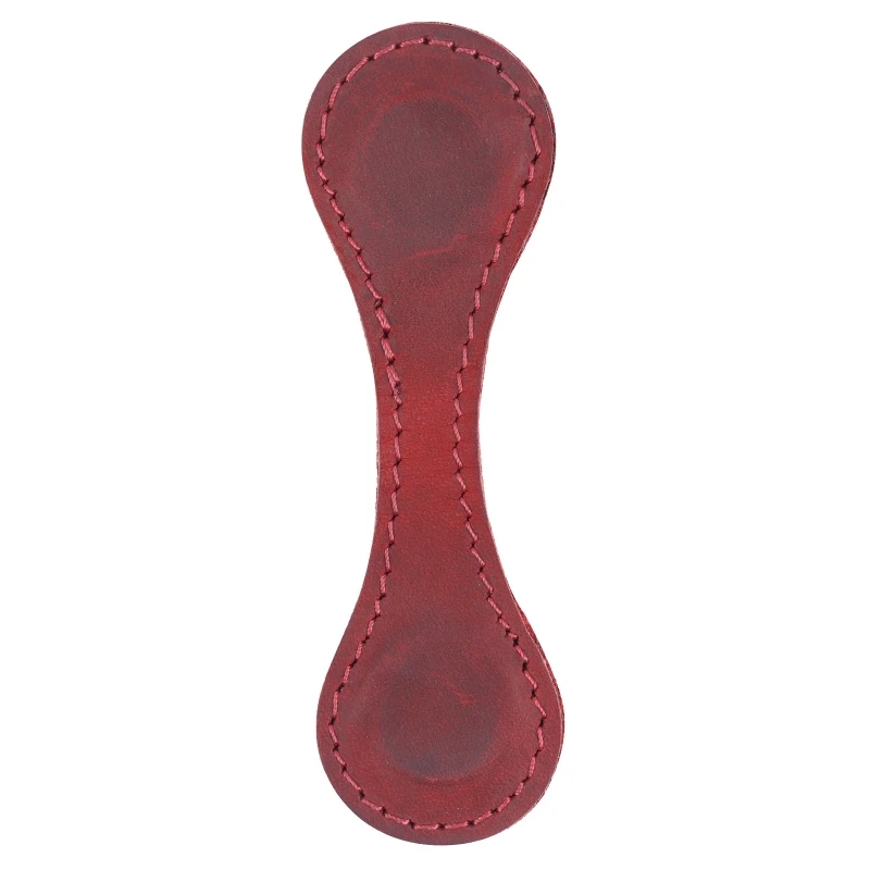 Карманная Закладка кожаная ручной работы двухсторонняя Магнитная Зажим для