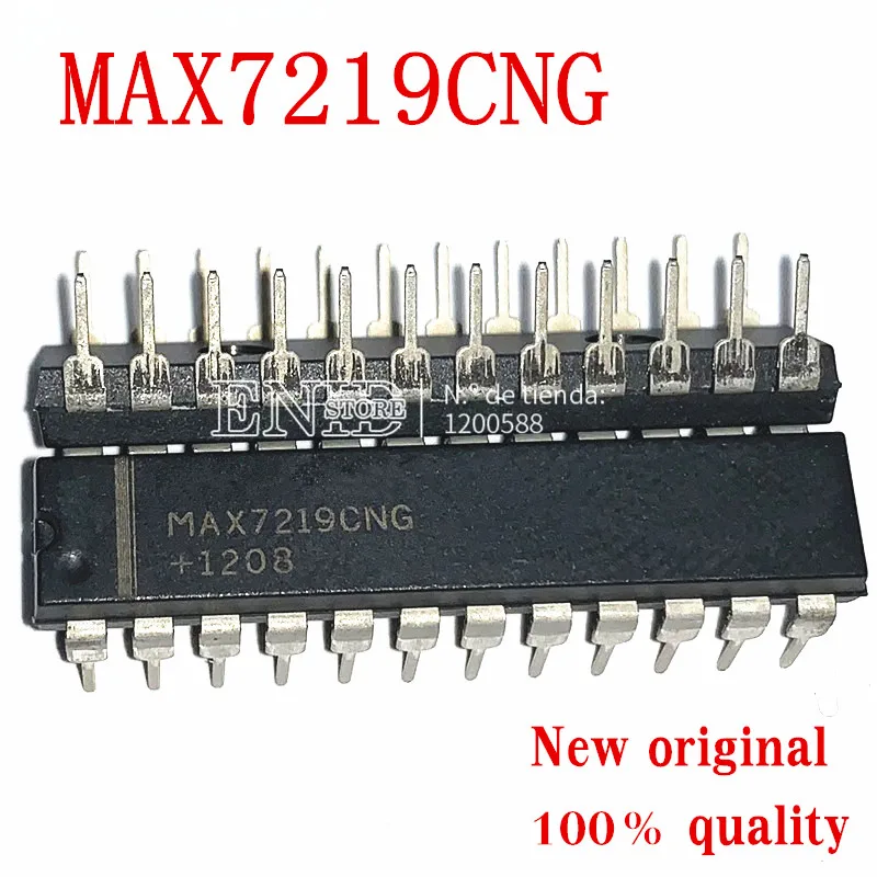 10 шт./лот MAX7219 MAX7219CNG MAX7219ENG DIP24|Интегральные схемы| |