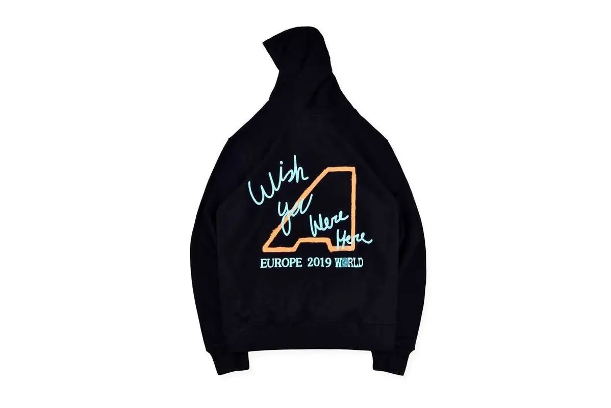 

Travis Scott Astroworld Europe tour hoodies wish you were here streetwear hip hop Travis Scott Astroworld pullover men women