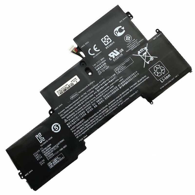 

7.6V 36WH Genuine BR04XL Battery for HP EliteBook 1020 G1 M5U02PA M0D62PA M4Z18PA HSTNN-DB6M HSTNN-I26C HSTNN-I28C