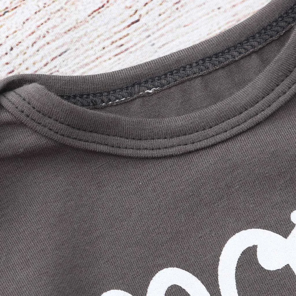 Топы с буквенным принтом боди комбинезон одежда для малышей новорожденных