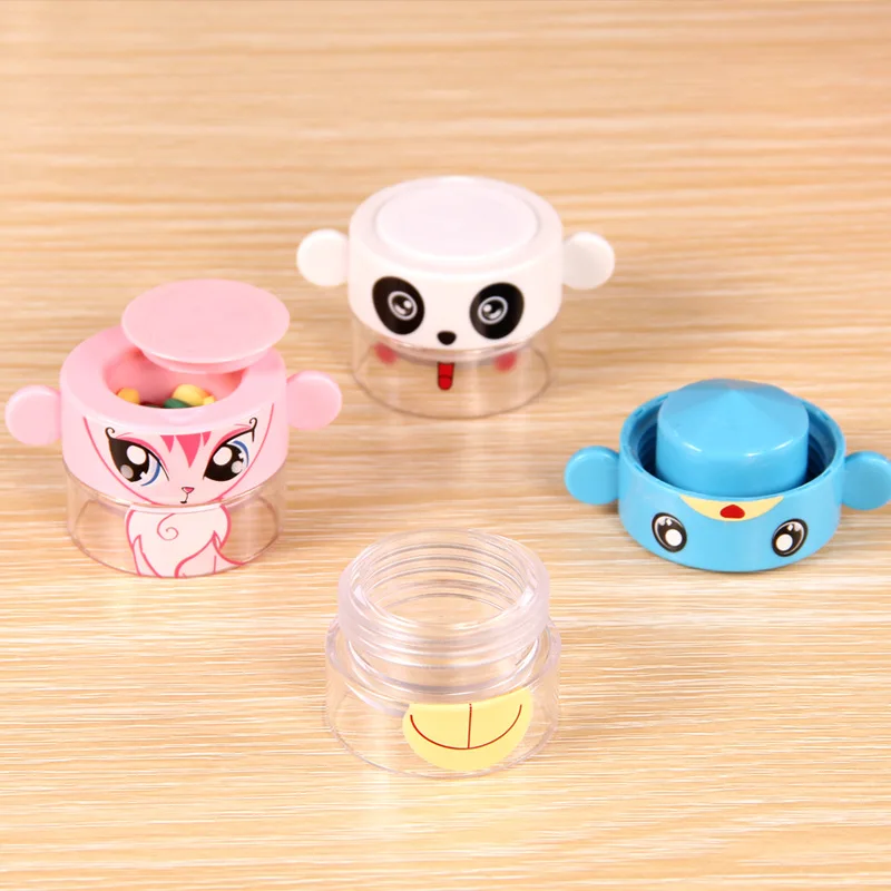 Портативный мультфильм смешные таблетки измельчитель таблеток нож для