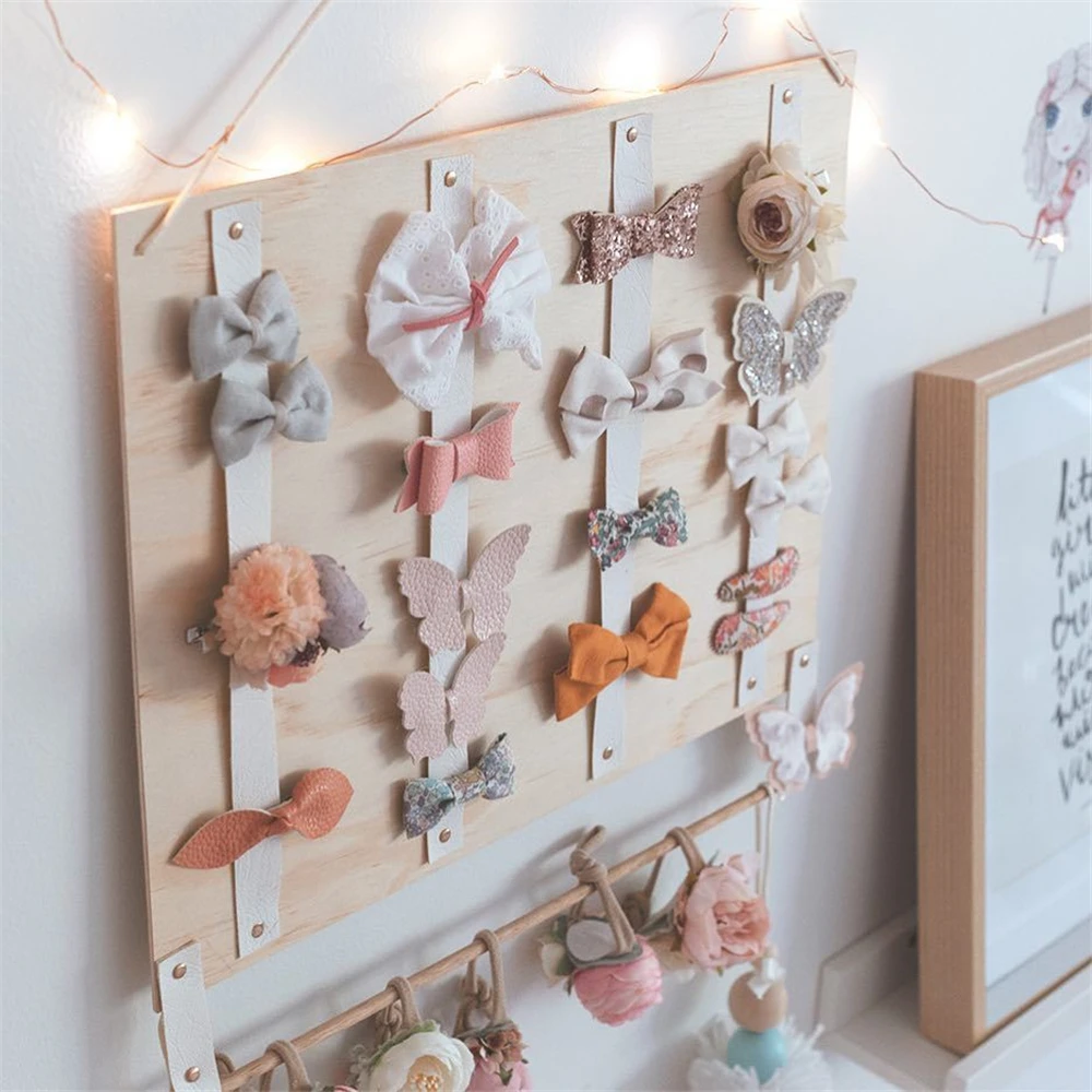 В скандинавском стиле для хранения ювелирных изделий из цельного дерева бант