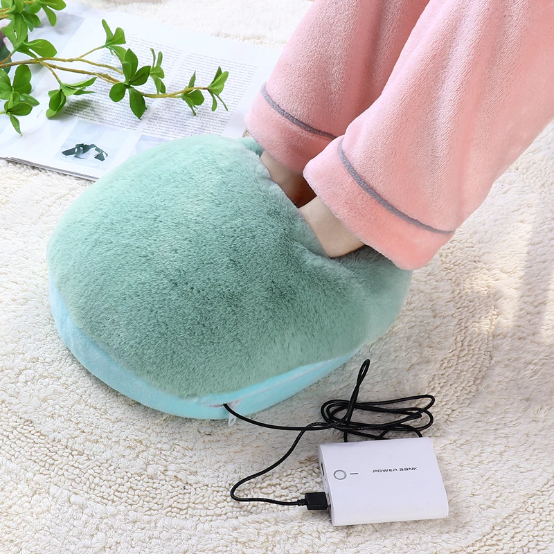 Электрическая грелка для ног съемный моющийся обогреватель дома и офиса 3 цвета