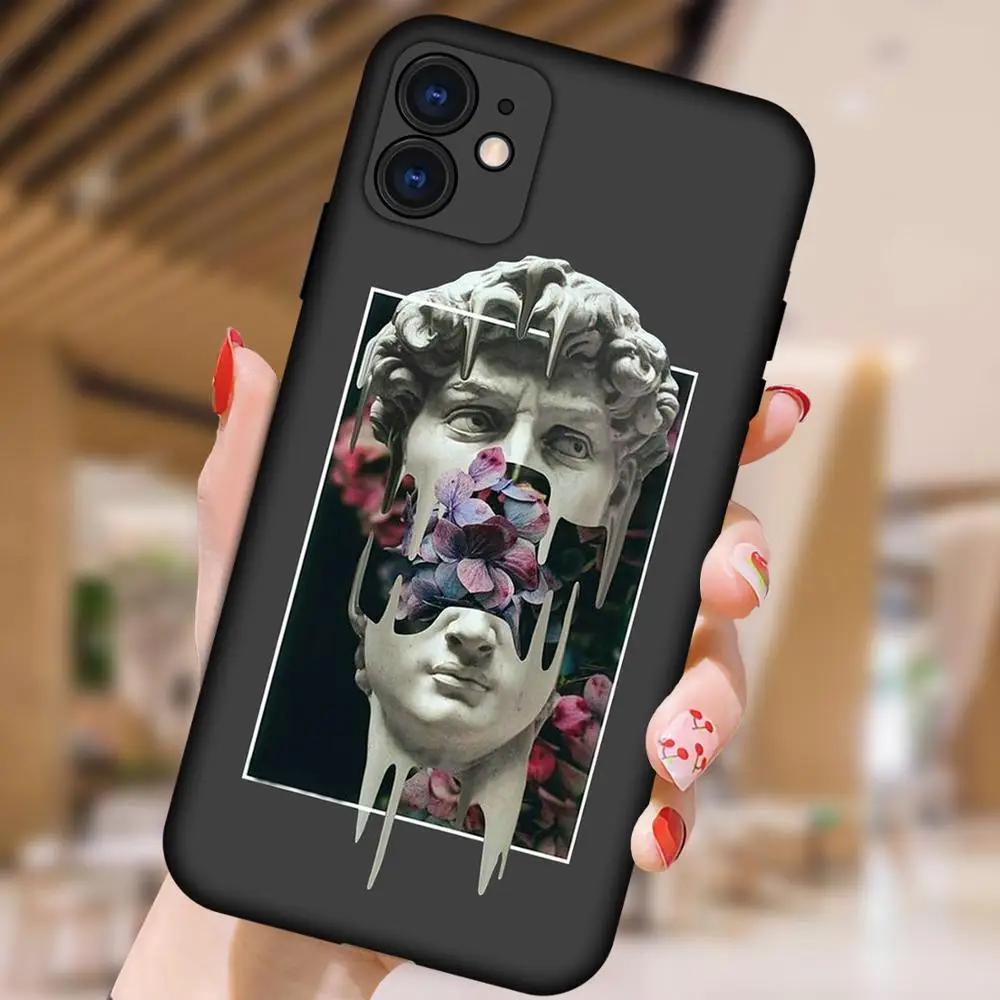 EiiMoo 3D Relief Print Custom Phone Case For Xiaomi Redmi Note 10 9 9S 8 8T 7 Pro Mi Lite Back Cover TPU Silicone Fashion | Мобильные