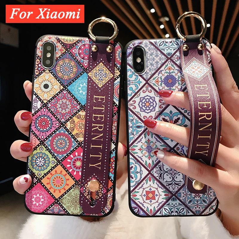 

Чехол Funda Poco X3 NFC, Винтажный чехол с цветочным рисунком, чехол-накладка из ТПУ Для Xiaomi Poco X3, Mi 10, ультра роскошный чехол-накладка