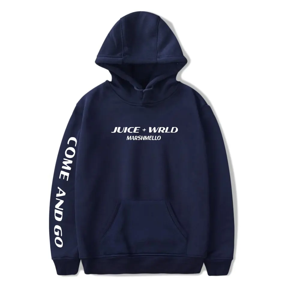 Толстовка мужская с капюшоном Juice Wrld популярная спортивная одежда простая