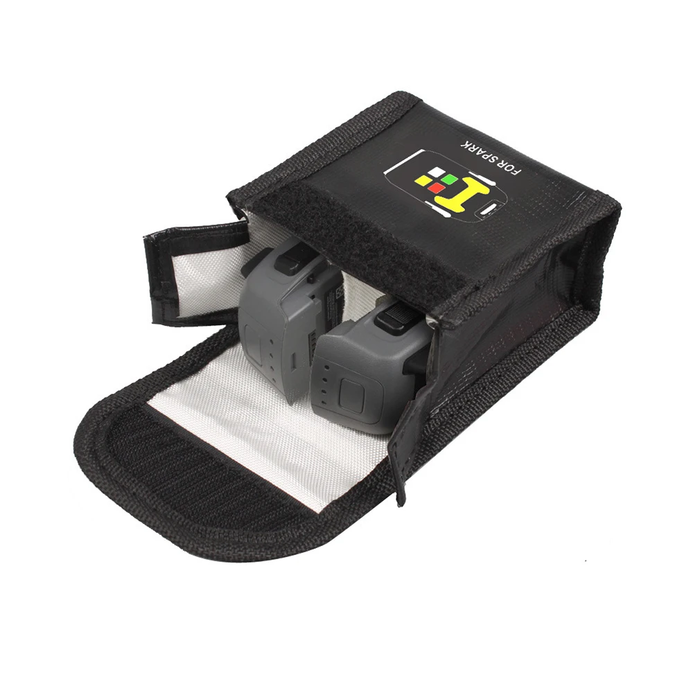 For DJI SPARK Drone Lipo Battery Case Explosion-proof Safe Storage Bag Protective Box for Spark Heat Resistance | Электроника