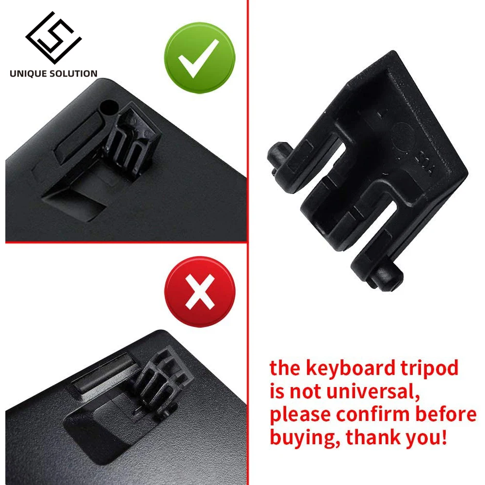 Black Keyboard Bracket Leg Stand for logitech G610 G810 G910 G213 G413 G613 G512  Keyboard Replacement Foot Stand Leg Holder images - 6