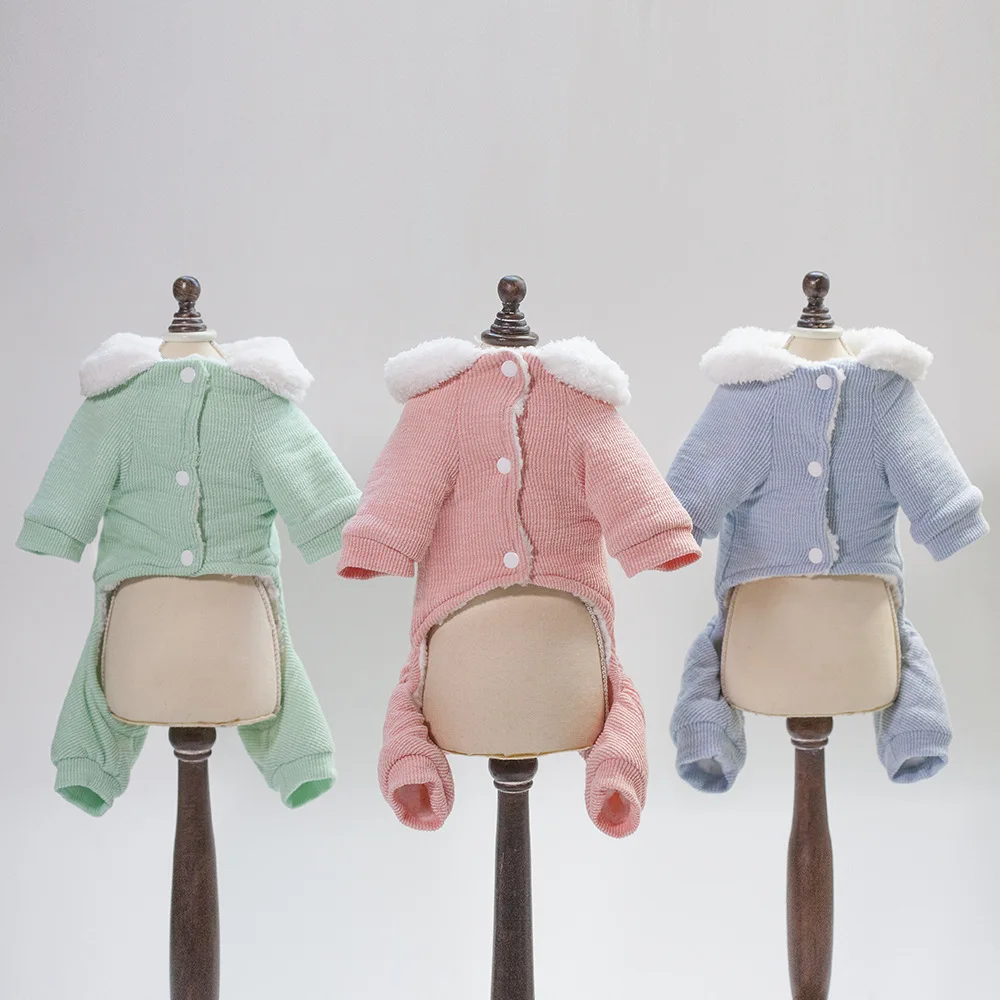 2018 новая стильная одежда для собак кошек Повседневная теплая с хлопковой