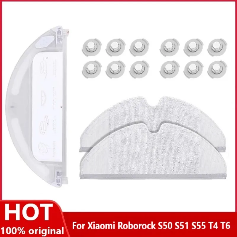 

For Xiaomi Roborock S50 S51 S55 T4 T6 Water Tank Full Covering Cleaning Cloth Filter Element Sweeping Robot Parts
