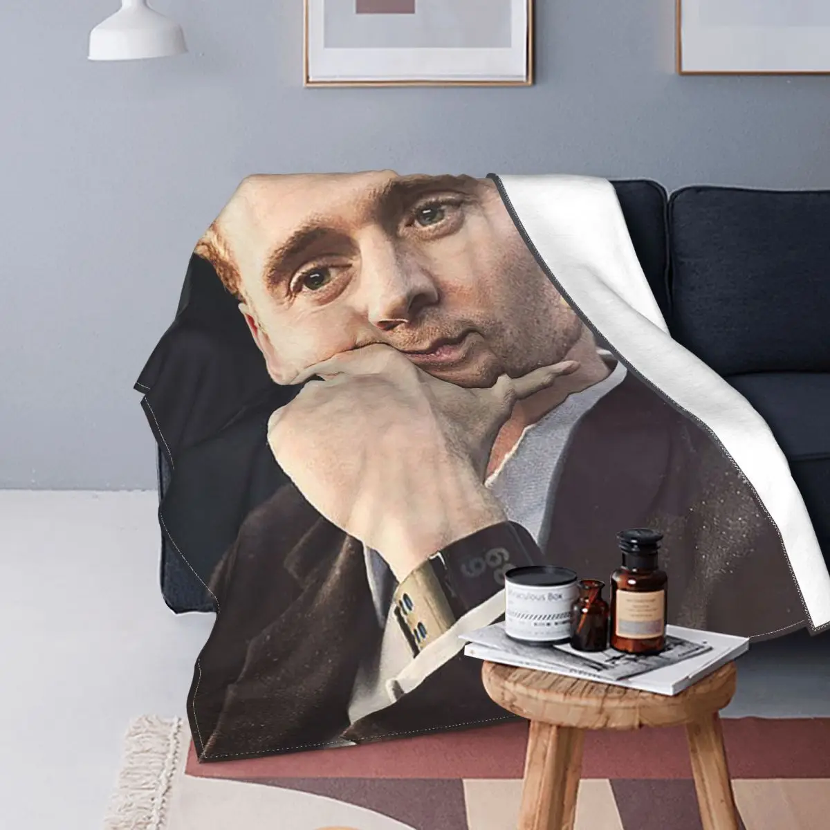 

Красивые фланелевые одеяла Tom Hiddleston, осень/зима, декоративные портативные одеяла для постельного белья, офисное плюшевое одеяло