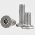 Ультратонкая Шестигранная головка из нержавеющей стали m1.6m2m2.5M3M4M5m6m8 304, 10-50 шт.