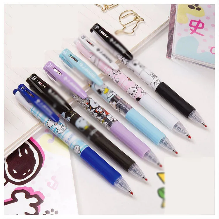 

36 pcs/lot Creative Dog Press Gel Pen Cute 0.5 mm black ink Signature Pens Office School Supplies Stationery gift