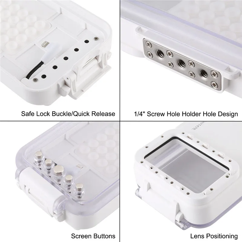 Водонепроницаемый чехол для телефона 45 м корпус дайвинга фото и видеосъемка