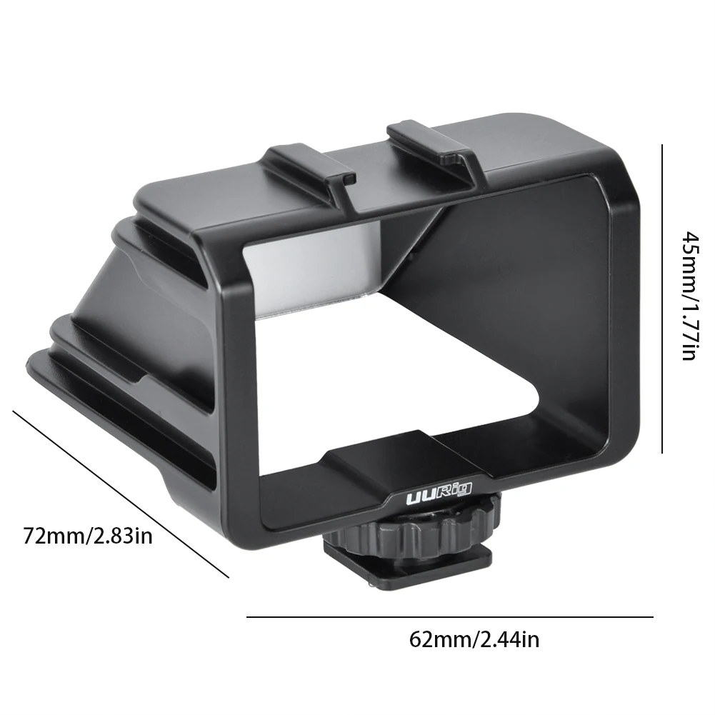 

UURig ABS Compact Portable Camera Vlog Selfie Flip Screen Bracket for Sony/Fuji/for Nikon/Canon Mirrorless Cameras
