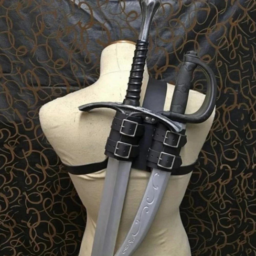 Аксессуары для косплея в средневековом винтажном стиле рыцарский кожаный задний