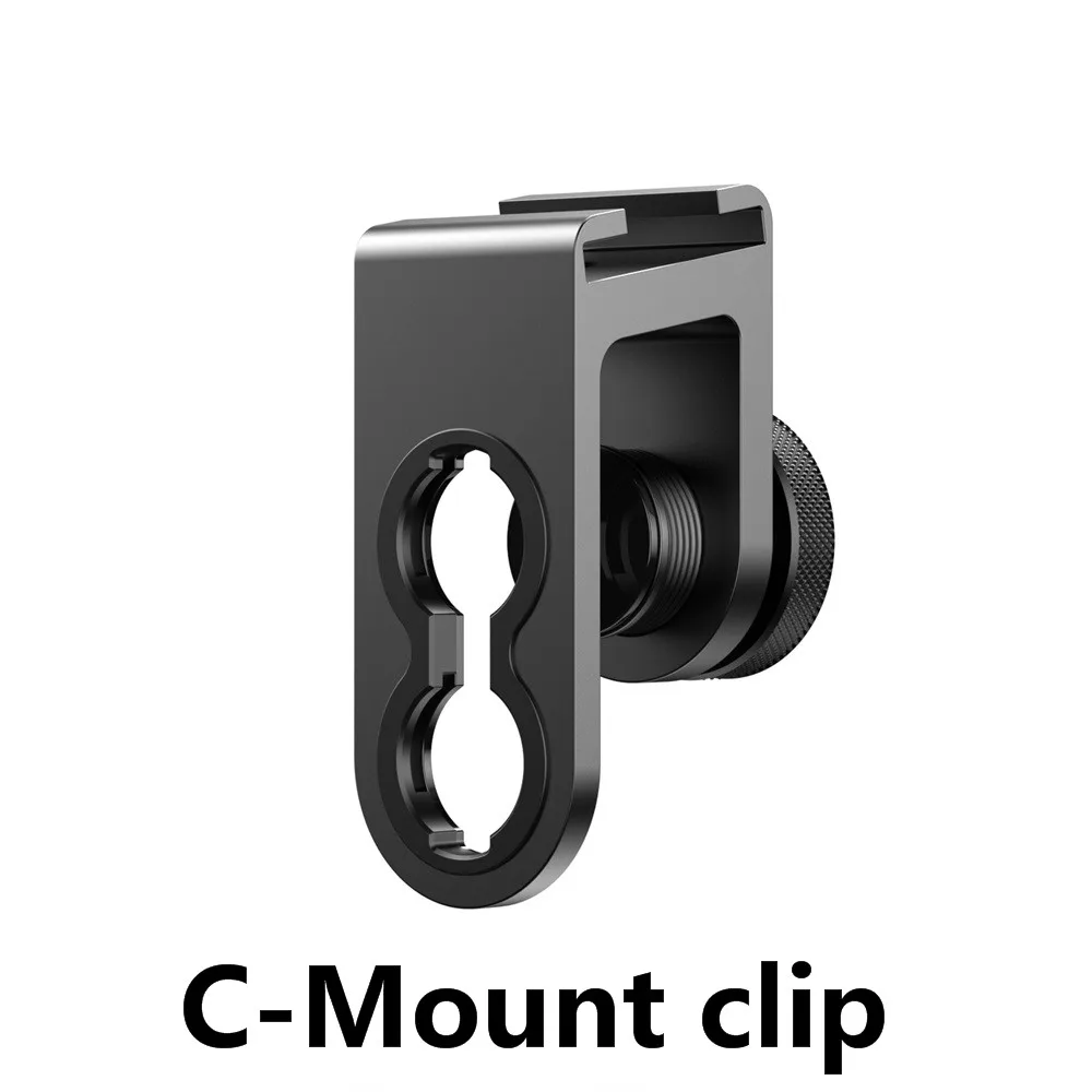 With C-Mount clip APEXEL Pro Серия 50 мм супер макро-объектив 40-70 мм Макро-линзы Объективы для камеры мобильного телефона для iPhone x xs max huawei P20 Xiaomi9 - Цвет: With C-Mount clip