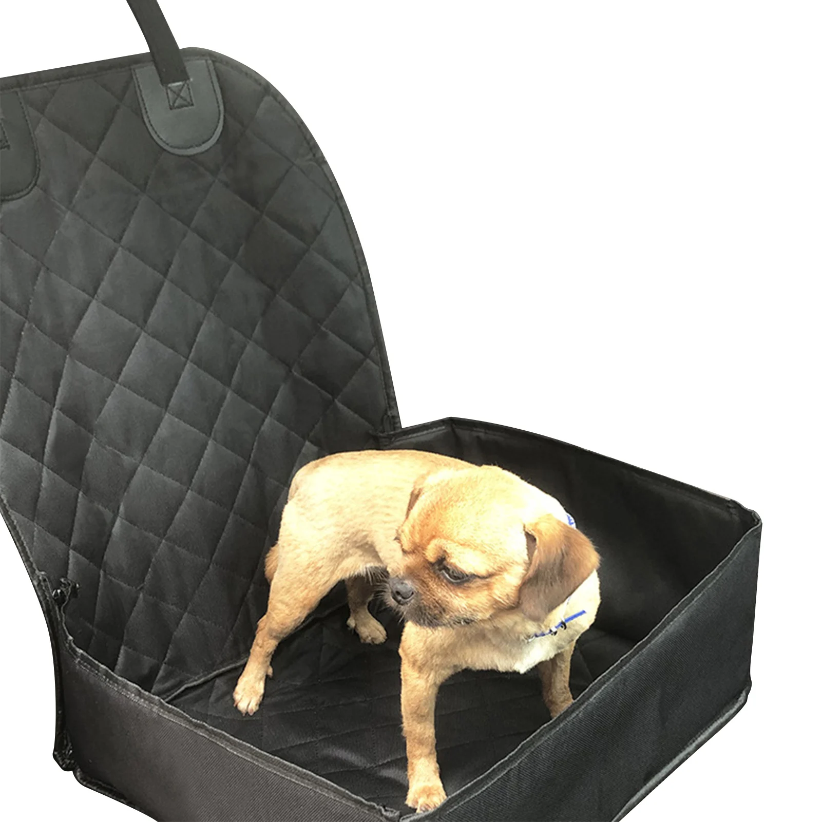 

Dog Car Seat Mesh Pet Carrier Safety Pet Booster Seat Protector Convenient Pet Car Mat With Zipper And Pocket For First-rate