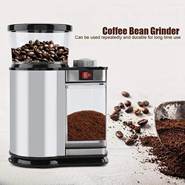 

Electric Coffee Grinder Mill Herbs Nuts Salt Pepper Grinder Powerful Spice Seeds Manual Handmade Coffee Bean Home Kitchen Tool E