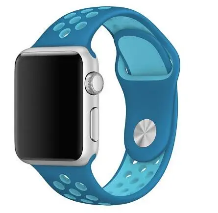 Для iwatch 5 силиконовый ремешок для apple watch полоса 42 мм 44 резиновый браслет wrisband 38 40