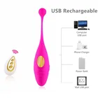 Вибратор в виде яиц для женщин, с беспроводным дистанционным управлением, для лизания клитора и точки G, фаллоимитатор, вибрирующее яйцо для взрослых, 18