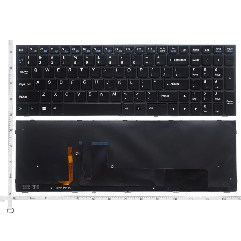 Новая клавиатура для ноутбука с Цветной подсветкой США Hasee Z6 Z7 Z8 P655 shenzhou I3 I5 I7 G6