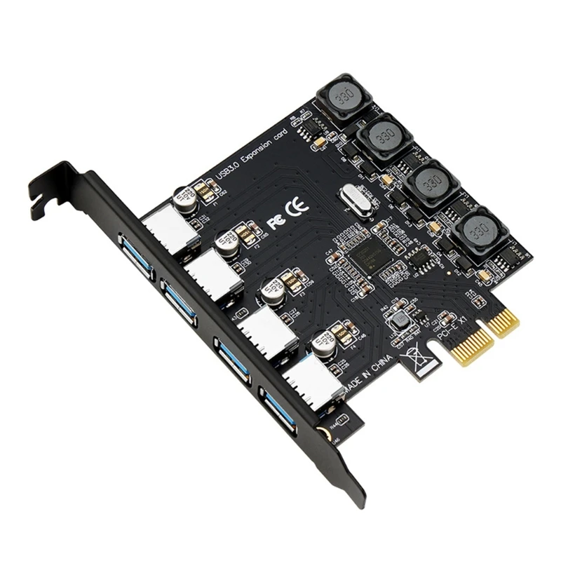 

Usb 3,0 Pci плата расширения 4 порта PCI-E к Usb Pcie компьютерная плата расширения