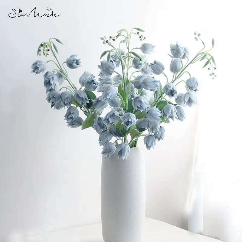 Яркая красочная колокольчика от SunMade домашнее искусственное украшение Цветочная