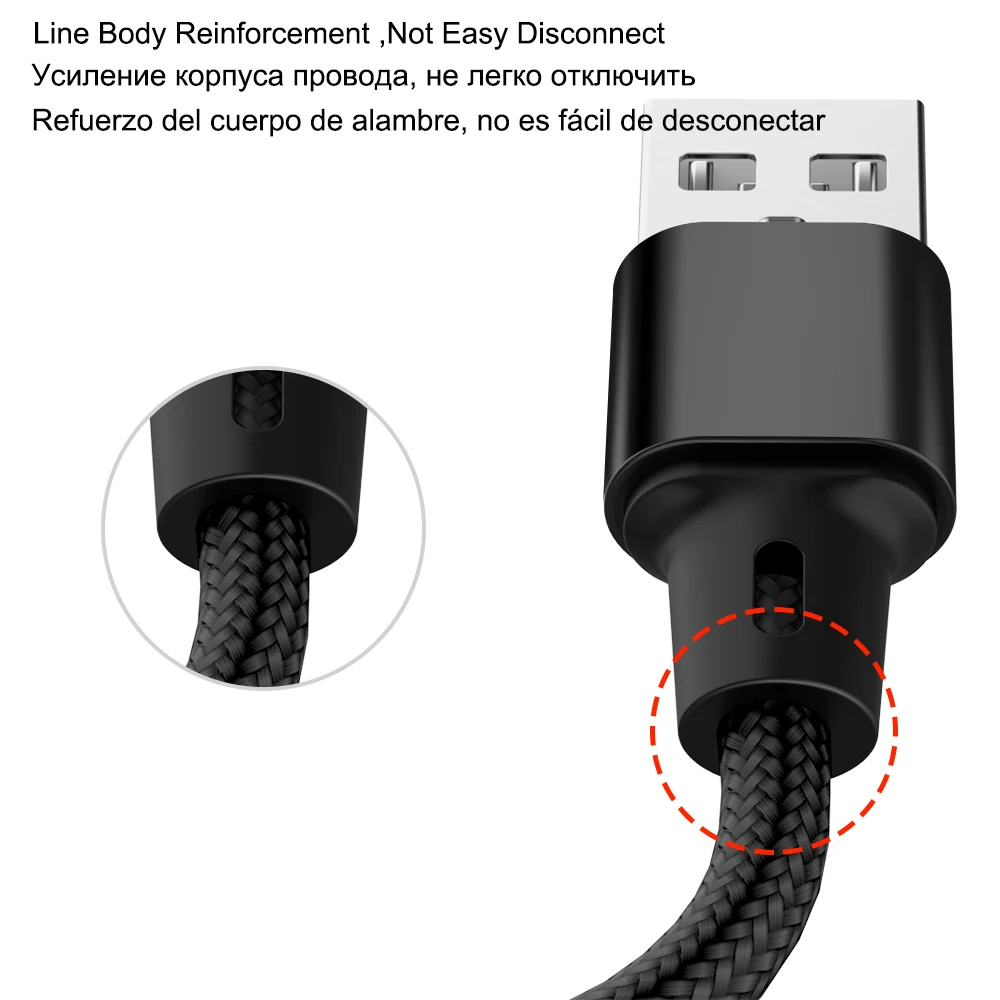 BaySerry 3 в 1 8Pin USB Type C Micro кабель для iPhone 13 12 11 Pro Samsung S21 Xiaomi Huawei кабели быстрой зарядки |