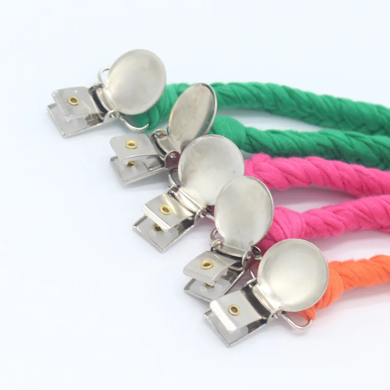 Горячая Распродажа детский Прорезыватель для зубов зажим соски тканевый