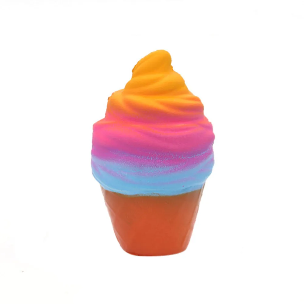 Мини Радужное мороженое ароматизированное супер медленно поднимающаяся Детская