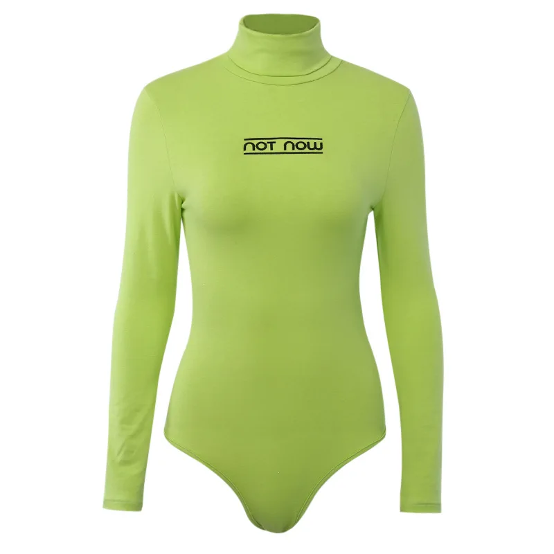 

High Collar Jumpsuit Women Bodysuit Long Sleeve Sexy Body Suits For Women Autumn Winter Fashion Rompers Womens Jumpsuit Overalls