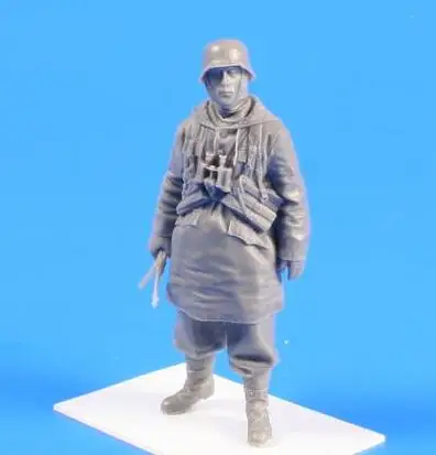 1/35 смола фигурка зимний немецкий Солдат 1 шт Стиль II модель наборы(без основания
